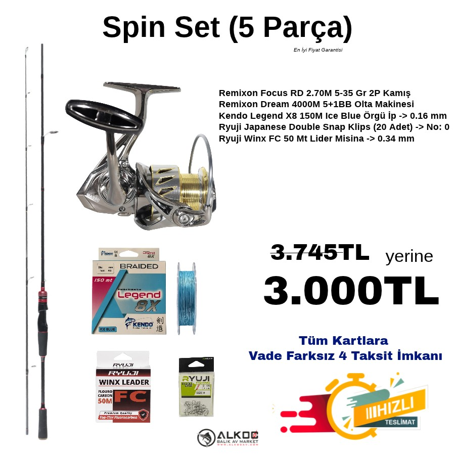 Spin Set (5 Parça)