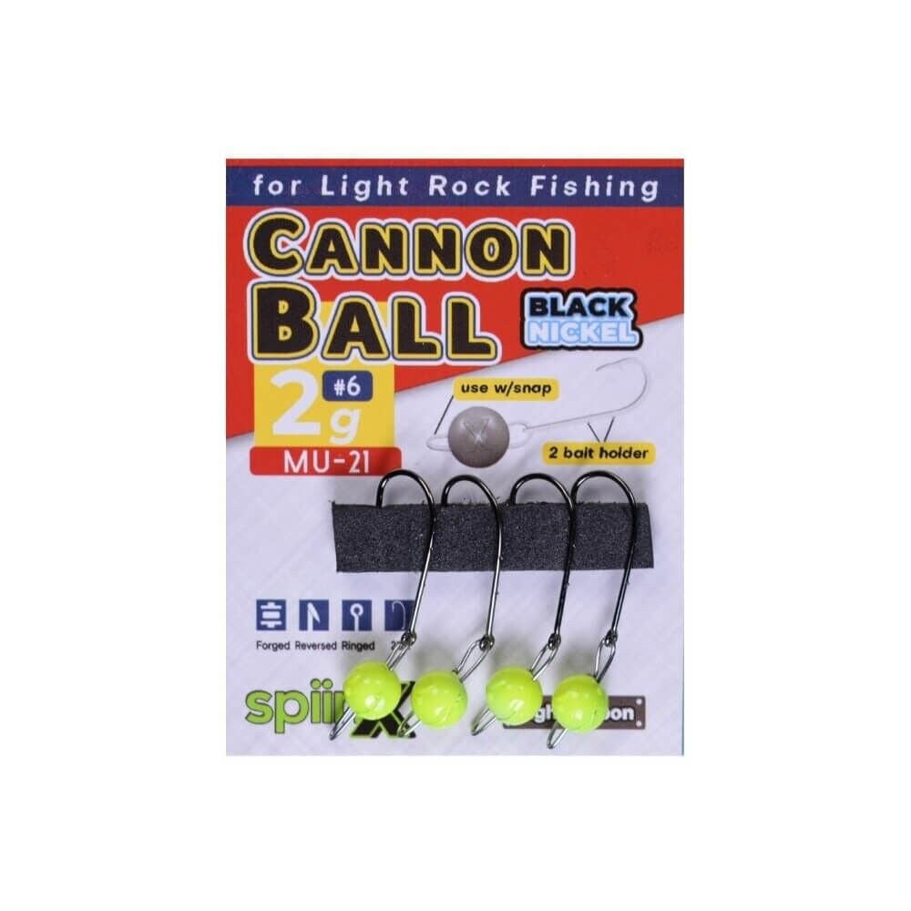 Spiinx Cannon Ball UV Sarı Jig Head