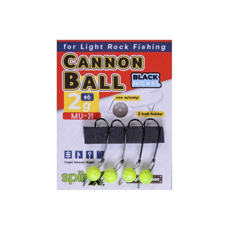 Spiinx Cannon Ball UV Sarı Jig Head