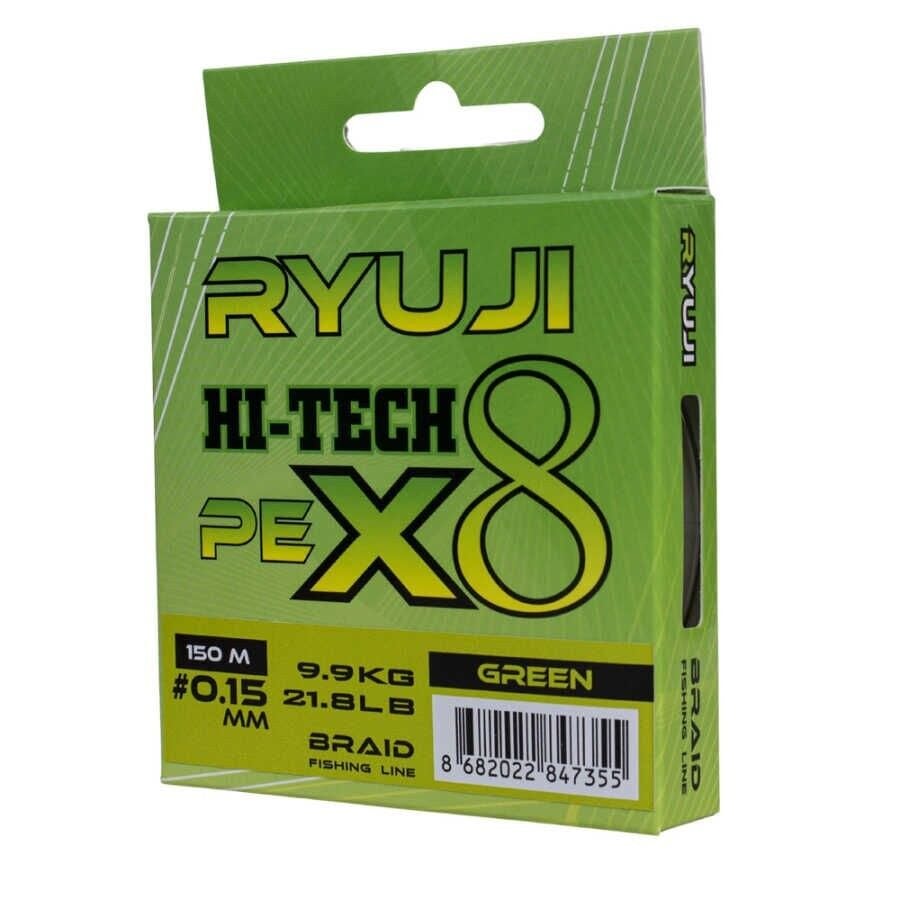 Ryuji Hi-Tech X8 150m Green İp Misina