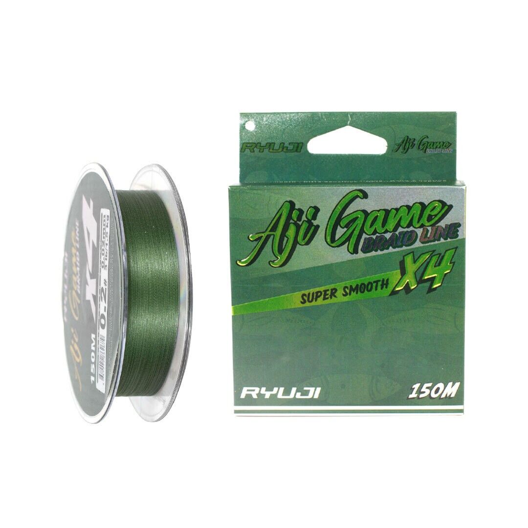 Ryuji Aji Game 4X 150 Mt Dark Green LRF İp Misina