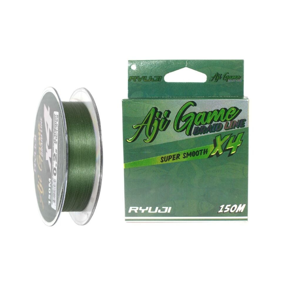 Ryuji Aji Game 4X 150 Mt Dark Green LRF İp Misina