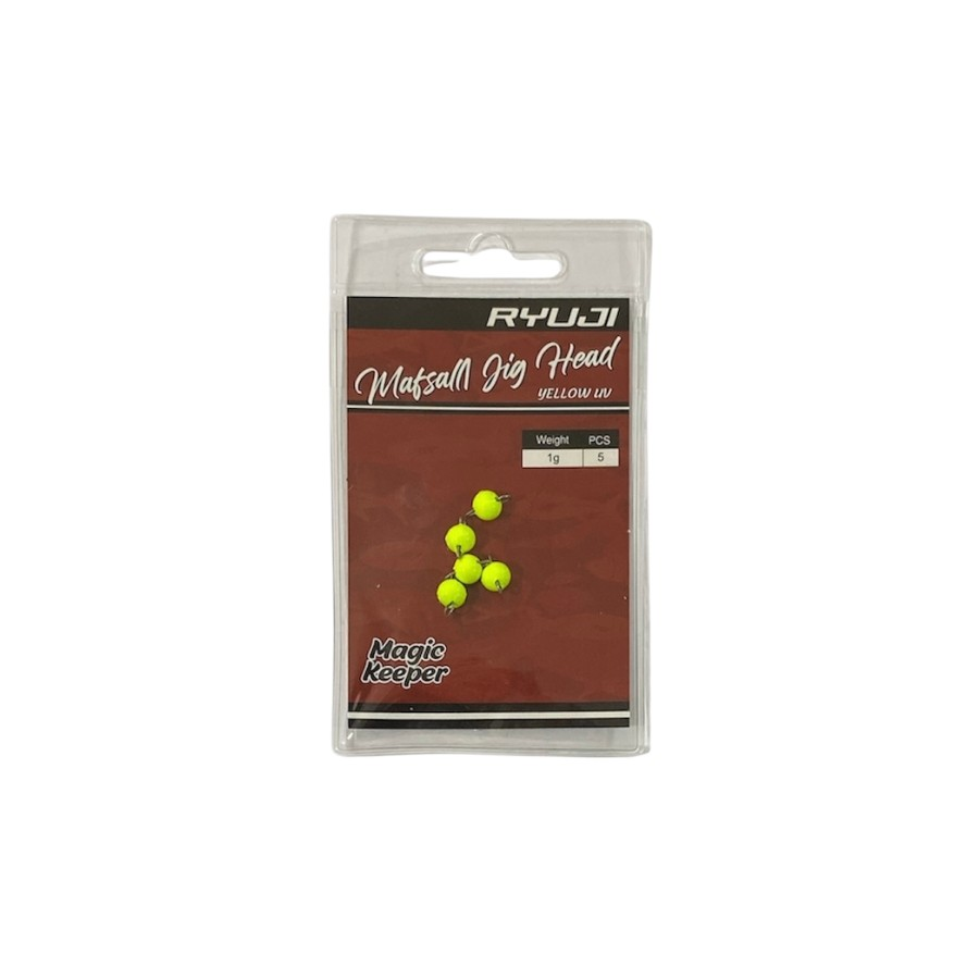 Ryuji Mafsallı Yellow UV Jig head İğnesiz (5 Adet)