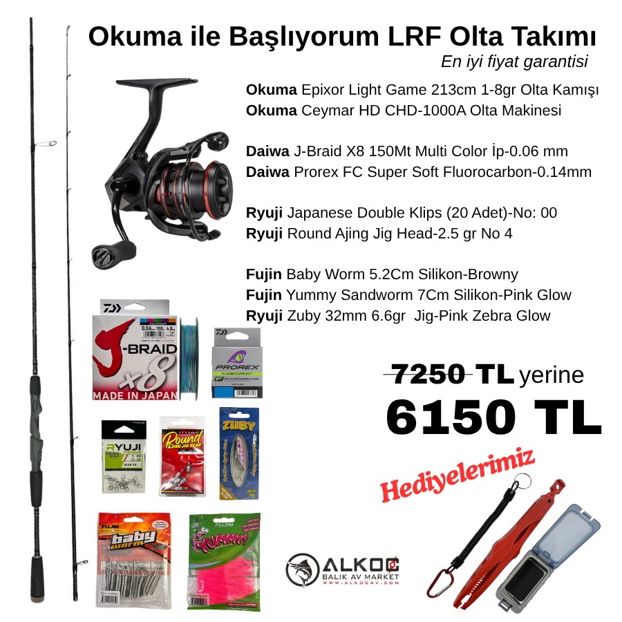 Okuma ile Başlıyorum LRF Olta Takımı