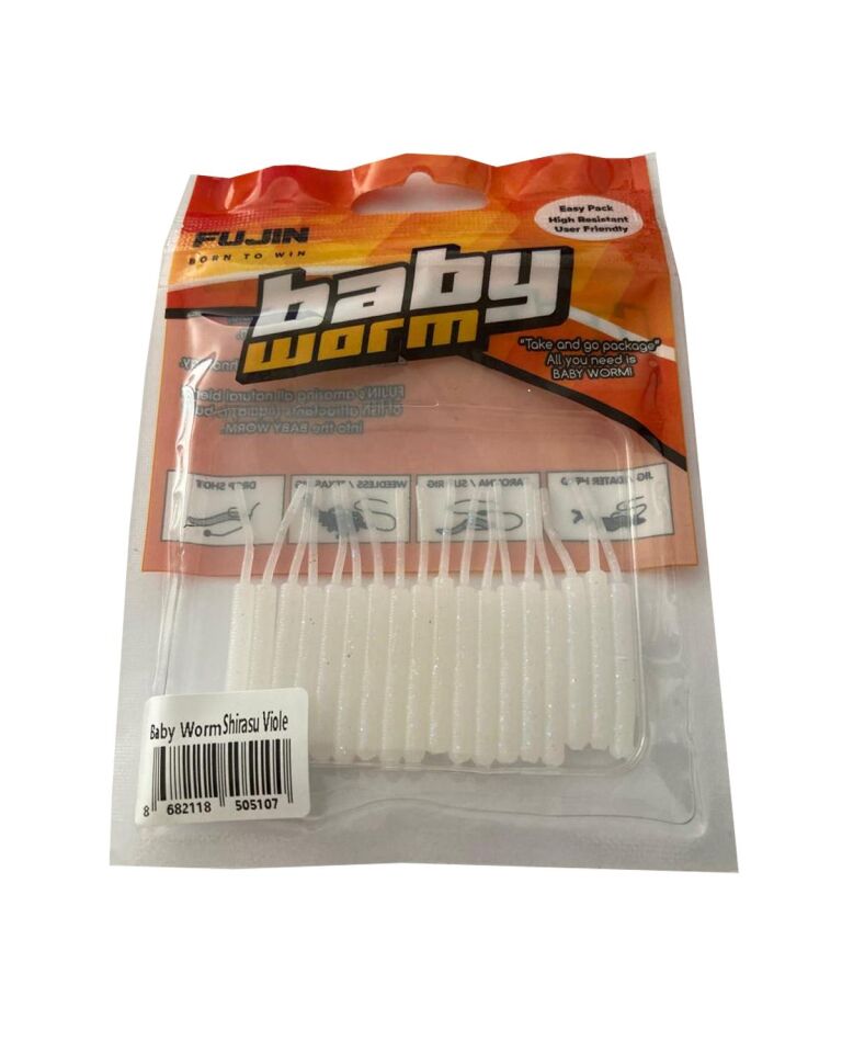 Fujin Baby Worm 5.2 Cm Floating LRF Silikonu Orange