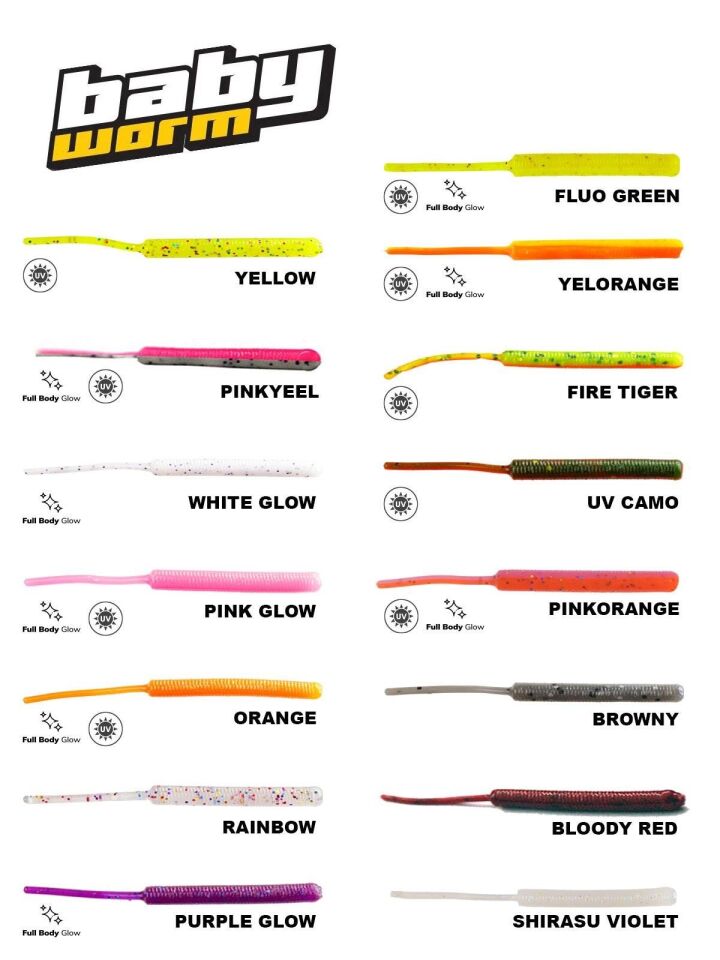 Fujin Baby Worm 5.2 Cm Floating LRF Silikonu