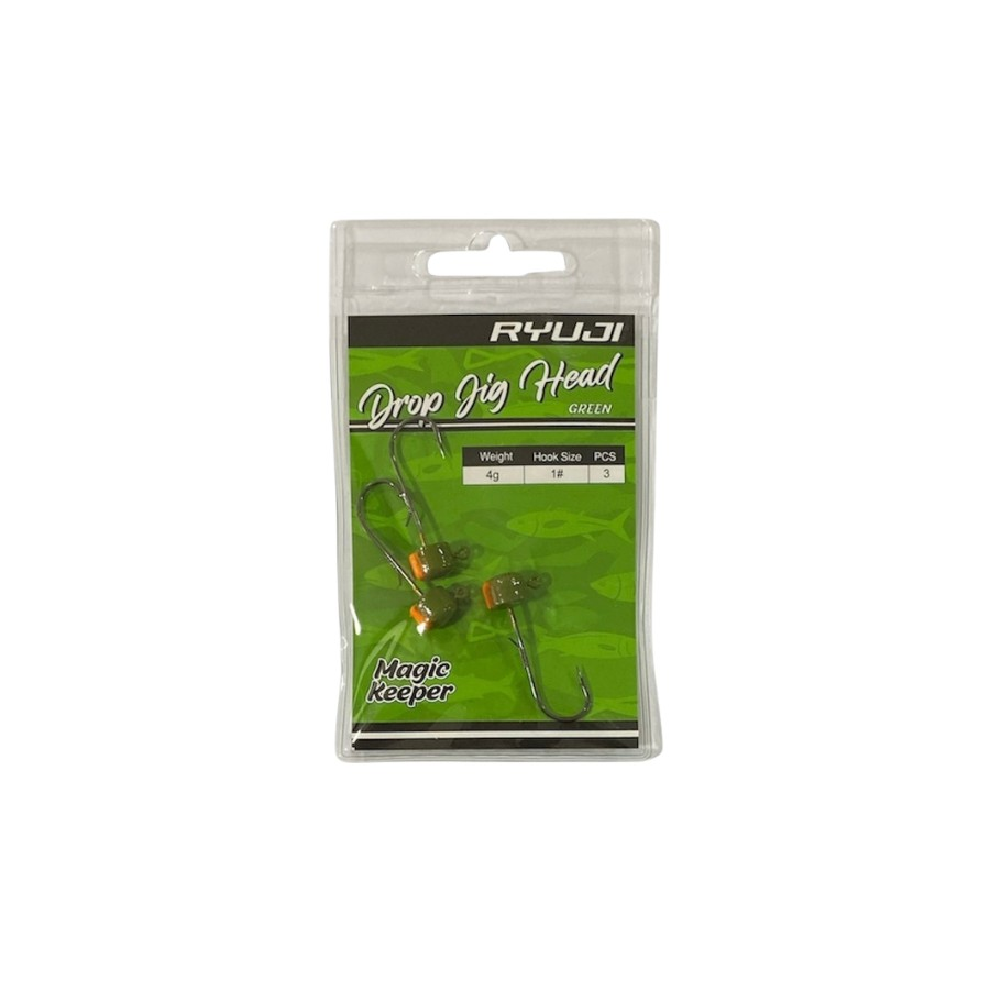 Ryuji Drop JigHead Green Glow