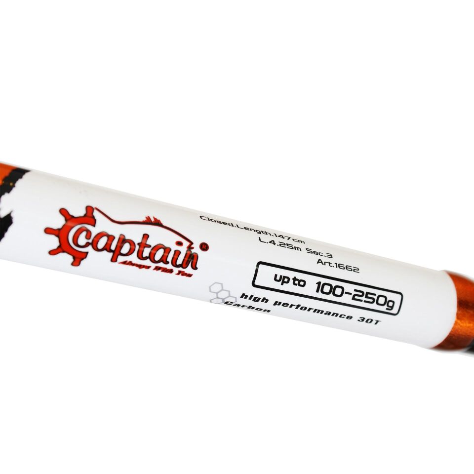 Captain 1662 Himalist 425cm 3 Parça Surf Kamış 100-250gr Atar