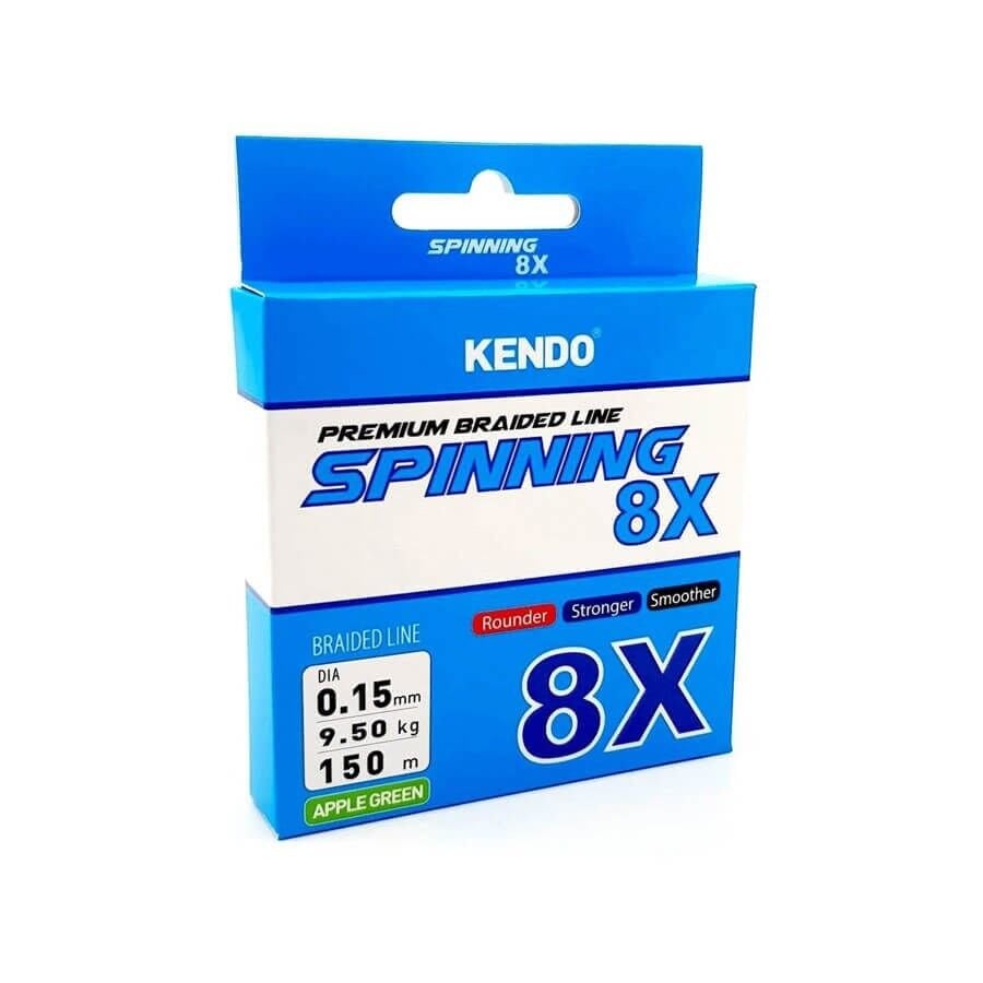 Kendo Spinning 8X Fighting 150 Mt Örgü ip Misina (Apple Green)