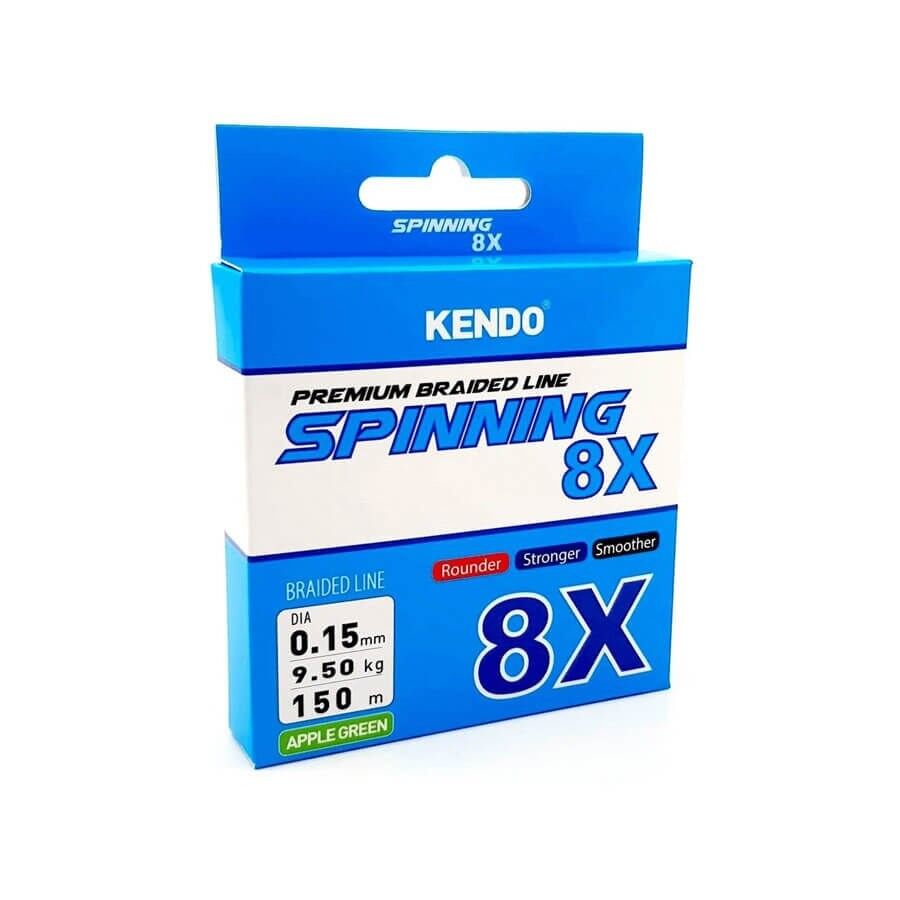 Kendo Spinning 8X Fighting 150 Mt Örgü ip Misina (Apple Green)