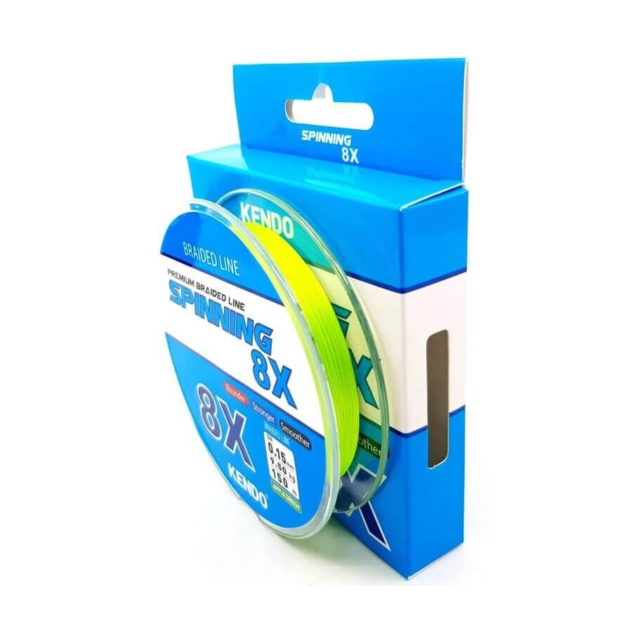 Kendo Spinning 8X Fighting 150 Mt Örgü ip Misina (Apple Green)